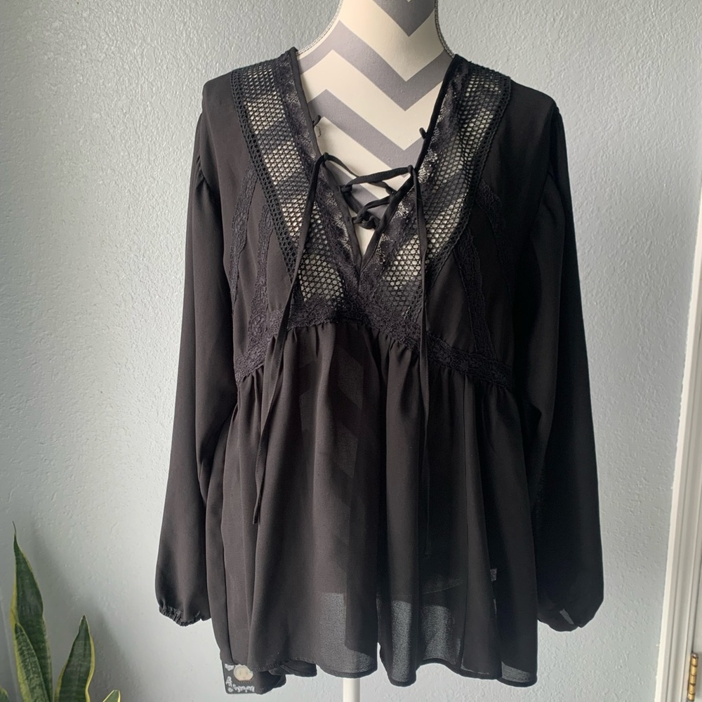 All black top